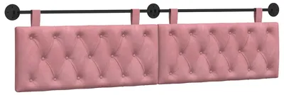 Immagine prodotto di vidaXL Testiera da appendere in velluto rosa