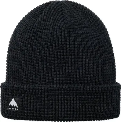 Image de Burton Waffle Bonnet Noir Hommes,Femmes Noir One Size