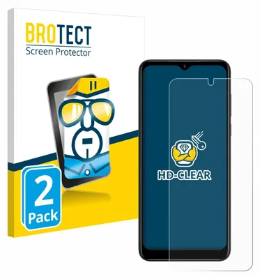 Produktbild von 2x Für ZTE Blade V50 Design 5G Schutzfolie BROTECT Displayschutz Display Schutz Folie Klar Transparent