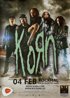 Obrázok produktu pre Korn – Koncert v Luxemburgu, 2016 – PLAGÁT – 60x84 cm