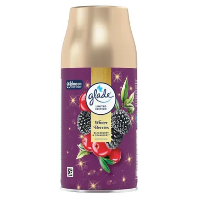 Zdjęcie produktu dla Zimowy wkład do automatycznego odświeżacza powietrza Glade Winter Berries 269 ml