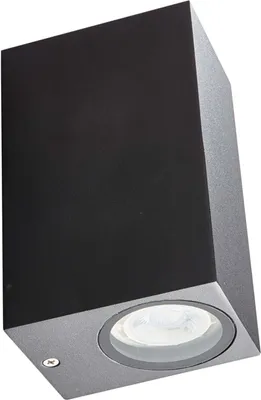 Produktbild von Heitronic Wandleuchte AMBOS anthrazit eckig GU10 LED max. 2x11W