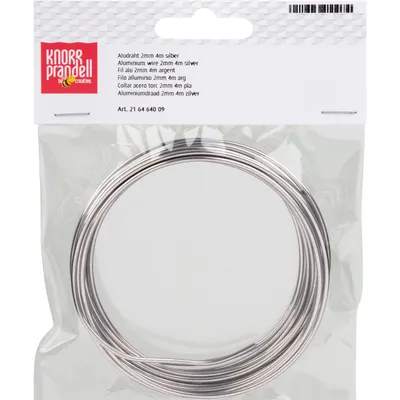 Produktbild von KNORR PRANDELL 216464009 Aluminiumdraht 4 m Ø 2 mm