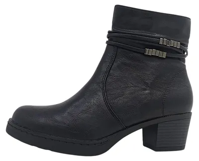 Produktbild von 2 Go Fashion Damenschuhe Stiefeletten Gefüttert Schwarz Freizeit