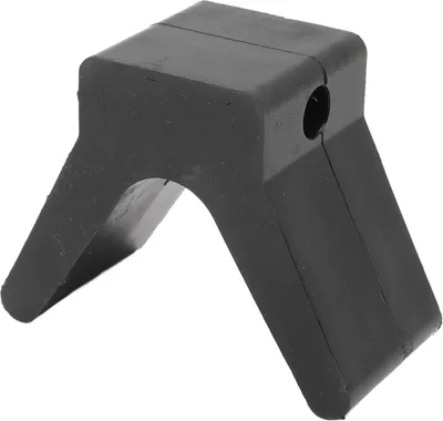 Image de 2 Inch Boat Trailer Bow Stop V Style Rubber Enabling Your Boat to Secure tightly with Trailer Noir