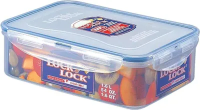 Produktbild von Lock & Lock HPL826, Box, Rechteckig, 2,6 l, Blau, Transparent, Polypropylen (PP), -20 - 115,6 °C
