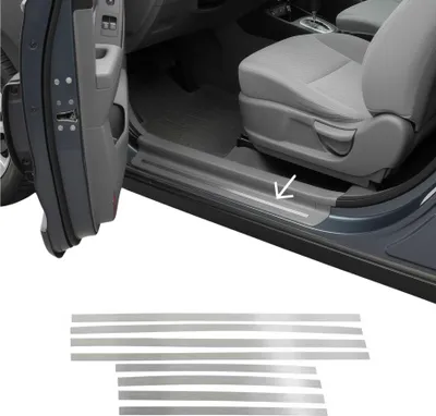 Image de Couverture de Seuil de porte pour Mercedes Classe C W202 1993-2000 inox Brossé