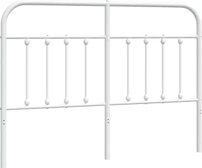 Produktbild von vidaXL Ersatz-Kopfteil Metall Weiß 150 cm