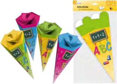 Produktbild von Schultüte zum zusammenstecken 30 cm