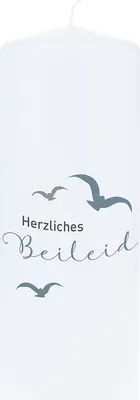 Produktbild von Dolorino Trauerkerze 'Herzliches Beileid'