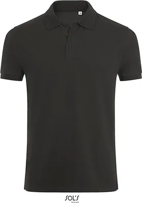 Immagine prodotto di SOLs 01708 | Polo Phoenix da uomo / Cotone pettinato e filato ad anelli - Colore: Charcoal Melange - Taglia: S