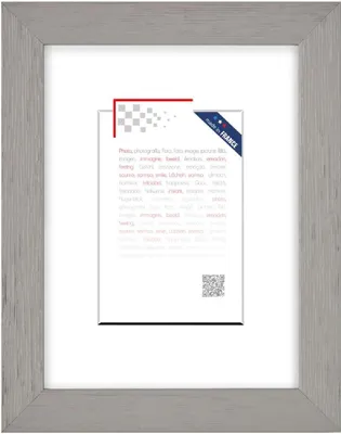 Obrázek produktu pro CEANOTHE Karma, dřevěný fotorámeček, 13x18 cm, šedá barva
