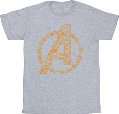 Produktbild von Marvel - "Avengers Halloween" T-Shirt für Herren BI38365 (XXL) (Grau)