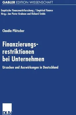 Immagine prodotto di Finanzierungsrestriktionen bei Unternehmen
