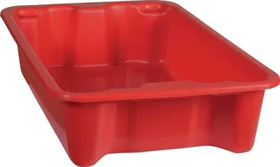 Image de Bac gerbable et emboîtable PP rouge L590xl380xH135mm - K400/05 28405021