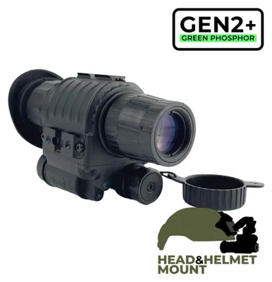 Zdjęcie produktu dla GEN2+ Ork Hunter PVS-14 – lornetka noktowizyjna (z mocowaniem do hełmu i głowy)