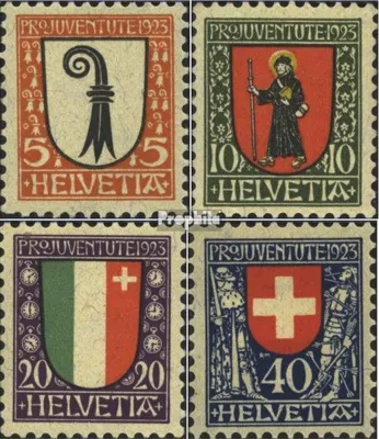 Produktbild von Briefmarken Schweiz 1923 Mi 185-188 (kompl.Ausgabe) gestempelt Pro Juventute