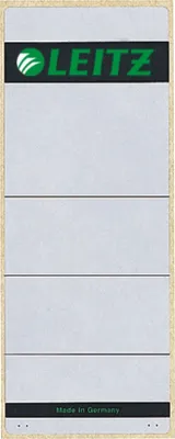Produktbild von Ordnerrückenschilder 61x157 selbstklebend grau VE=10x10 Stück