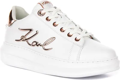 Obrázek produktu pro Karl Lagerfeld Kapri Signature Logo v bílé barvě pro ženy - 3 UK - 36 EU - 5 US / White