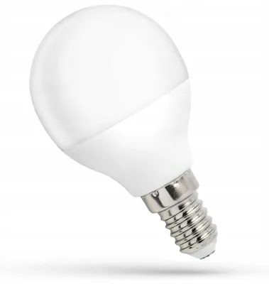 Obrázek produktu pro LED žárovka, kulový tvar, malý závit E14, 10W, neutrální bílá barva, 4000K, 900 lm