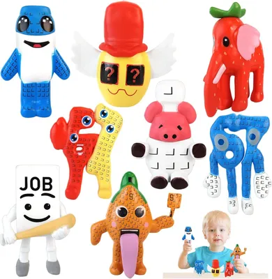 Produktbild von 8 Stück Steal A Brainrot Actionfiguren-Set, 67 Niedliche Sammlerstücke für Fans Spielfiguren Puppenfiguren Lustige Schreibtischdekoration Ideale
