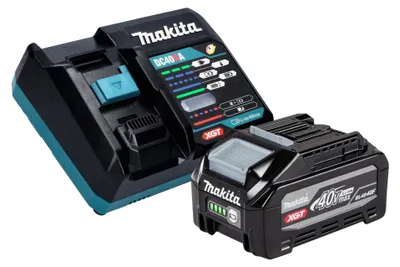 Produktbild von Makita Power Source Kit 1x BL 4040 F Akku 40 V max. 4,0 Ah XGT ( 1910N6-8 ) + DC 40 RA Ladegerät ( 191E07-8 )
