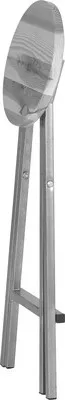 Produktbild von Barhocker Natura , klappbar Stahlgestell, Sitzfläche aus Kiefernholz, pulverbeschichtet