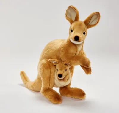 Produktbild von Hansa Toy 2782 Wallaby mit Baby 38 cm Kuscheltier Stofftier Plüschtier