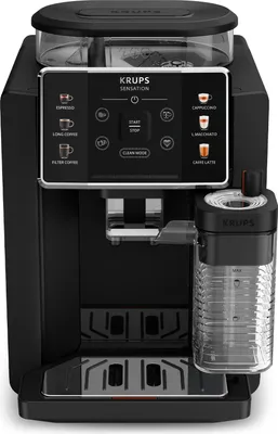 Produktbild von Krups EA9128D, Espressomaschine, Kaffeebohnen, Eingebautes Mahlwerk, Schwarz