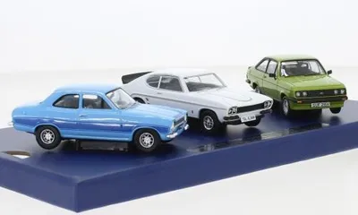 Zdjęcie produktu dla Vanguards VANRS00002 – zestaw 3 modeli Forda w skali 1:43: Kolekcja RS z lat 70. – nowy