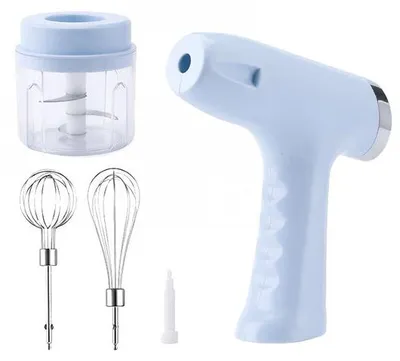 Produktbild von Handmixer, blauw, keukenblender, kleine, snoerloze.