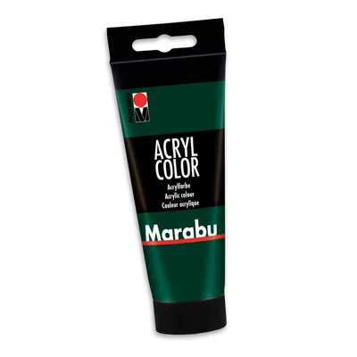 Produktbild von Marabu Acrylfarbe Acryl Color, 100 ml, tannengrün 075