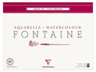 Produktbild von Clairefontaine 96417C, Kunstdruckpapierblock, 300 g/m², 25 Blätter