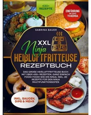 Obrázok produktu pre XXL Ninja Heißluftfritteuse Rezeptbuch