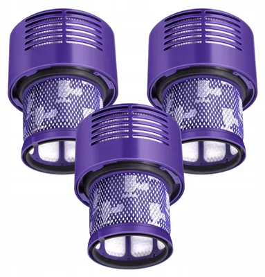 Produktbild von HEPA-Ersatzfilter für Dyson Cyclone V10 - 3 Stück - Waschbar - Für Akkustaubsauger