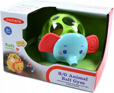 Produktbild von Baby Rassel mit Licht und Sound Sensorisches Spielzeug Weich Flexibel Greifling