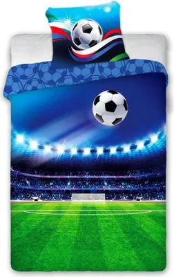 Produktbild von Jugendbettwäsche 160X200 Fußballer Soccer