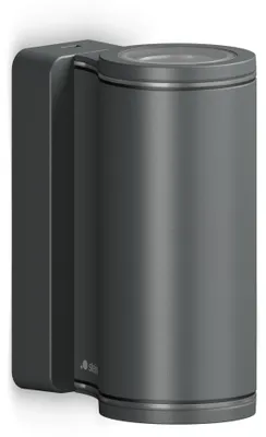 Image de Appareil mural extérieur LED Steinel L 940 C Connect, comprenant des LED GU10, luminaire mural extérieur connecté, contrôle via application, 3000 K, anthracite