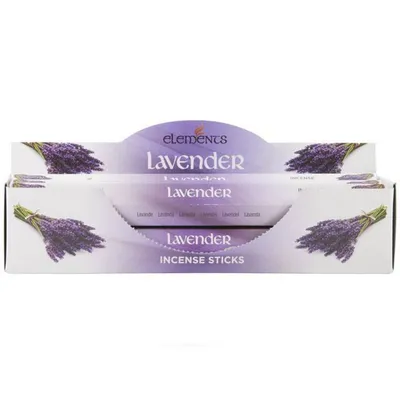 Obrázok produktu pre Something Different - Vonné tyčinky "Elements", levanduľa 6-pack SD2051 (jedna veľkosť) (biela/fialová)