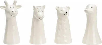 Produktbild von 4er-Set Vasen Tiere