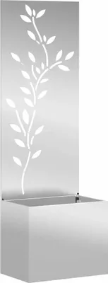 Image de vidaXL Écran pare-vue pour jardin Floral Argent 50 x 32 x 150 cm