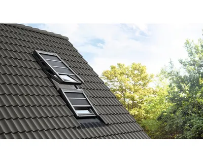 Produktbild von Velux Hitzeschutzmarkise schwarz uni SSS MK12 0000S