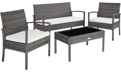 Image de Salon de jardin Sparte 4 places - gris