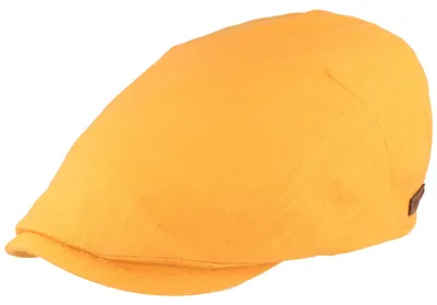 Produktbild von Leichte Sommer-Flatcap aus reinem Leinen von Hut-Breiter, gelb, Gr. 59/L