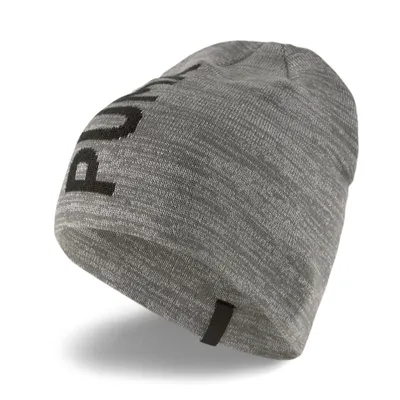 Image de PUMA beanie cap Ess Classic Cuffless Beanie Medium Gray Heather - Puma Black gris