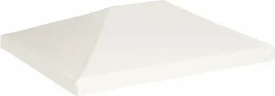 Obrázok produktu pre vidaXL Pavilion Roof 310 g/m² 4x3 m Cream White