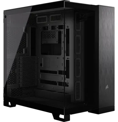 Obrázok produktu pre Corsair CC-9011283-WW, Midi Tower, PC, Hliník, Čierna, ATX, Oceľ, Temperované sklo, Hranie