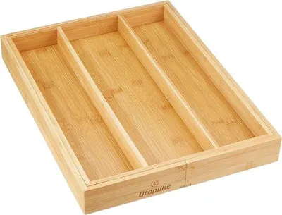 Produktbild von Famanu Besteckkasten für Schubladen - erweiterbar, aus Bambus