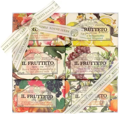 Produktbild von Nesti Dante il Frutetto Geschenkset Seife 6x150gr.