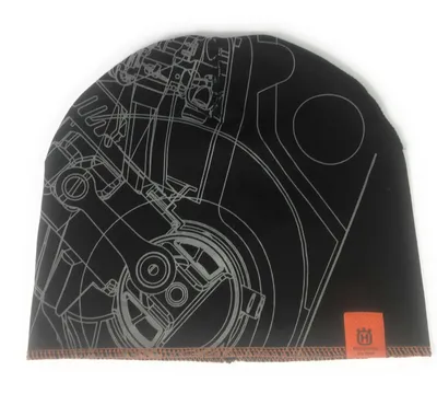 Produktbild von Husqvarna Xplorer Beanie Mütze Kopfbedeckung Schwarz Grau Coolmax (Polyesterfasern) Atmungsaktiv